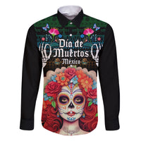 Personalised Mexico Day Of The Dead Family Matching Puletasi Dress and Hawaiian Shirt Mexican La Catrina Dia de los Muertos - Wonder Print Shop