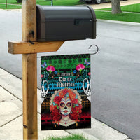 Mexico Day Of The Dead Garden Flag Mexican La Catrina Dia de los Muertos - Wonder Print Shop