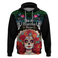 Personalised Mexico Day Of The Dead Hoodie Mexican La Catrina Dia de los Muertos - Wonder Print Shop