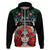 Personalised Mexico Day Of The Dead Hoodie Mexican La Catrina Dia de los Muertos - Wonder Print Shop