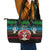Mexico Day Of The Dead Leather Tote Bag Mexican La Catrina Dia de los Muertos - Wonder Print Shop