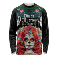 Personalised Mexico Day Of The Dead Long Sleeve Shirt Mexican La Catrina Dia de los Muertos - Wonder Print Shop