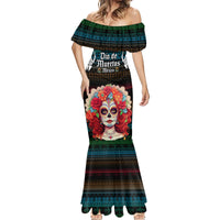 Personalised Mexico Day Of The Dead Mermaid Dress Mexican La Catrina Dia de los Muertos - Wonder Print Shop