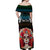 Personalised Mexico Day Of The Dead Off Shoulder Maxi Dress Mexican La Catrina Dia de los Muertos - Wonder Print Shop