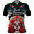 Personalised Mexico Day Of The Dead Polo Shirt Mexican La Catrina Dia de los Muertos - Wonder Print Shop