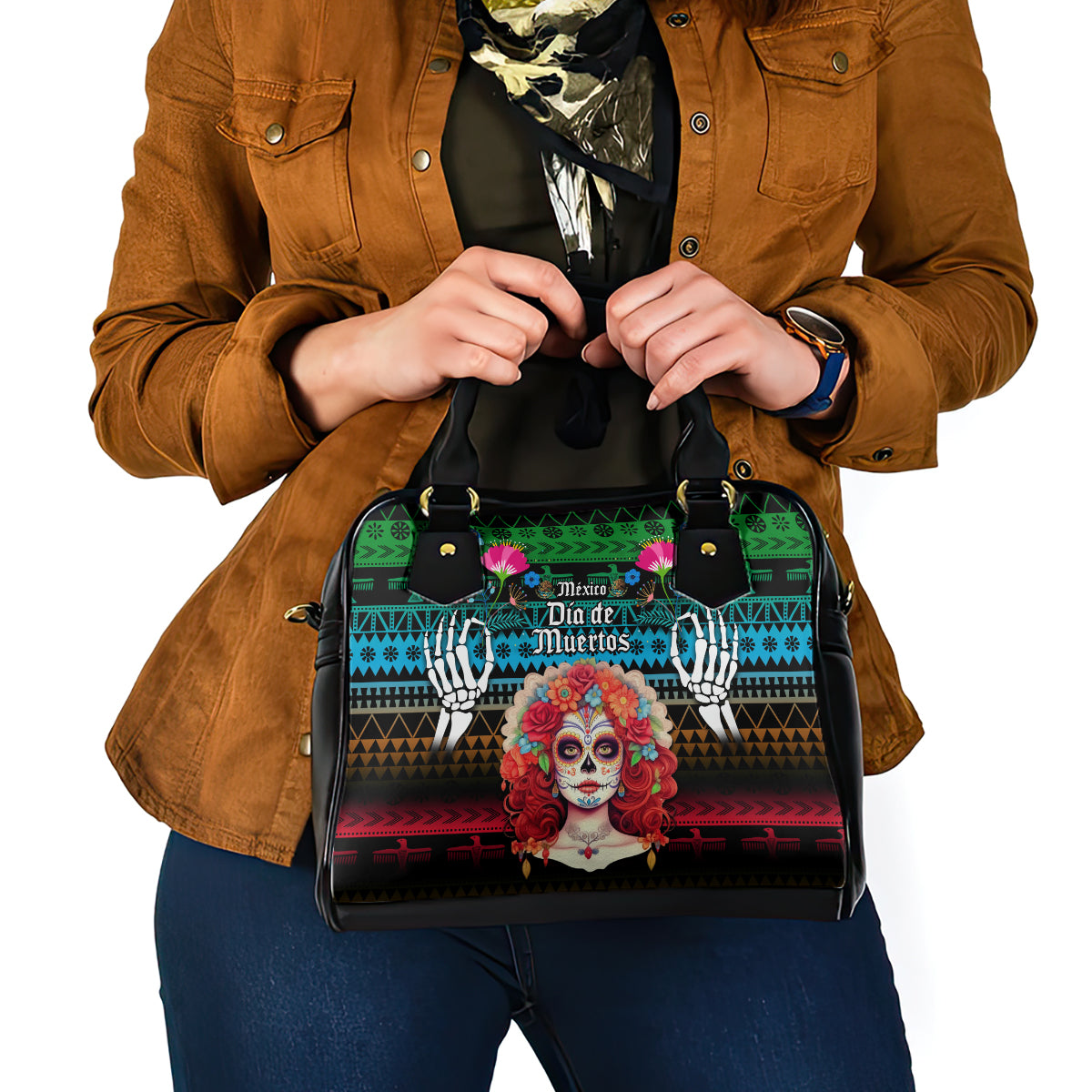 personalised-mexico-day-of-the-dead-shoulder-handbag-mexican-la-catrina-dia-de-los-muertos