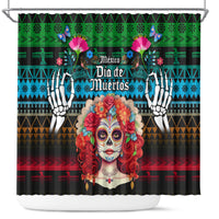 personalised-mexico-day-of-the-dead-shower-curtain-mexican-la-catrina-dia-de-los-muertos