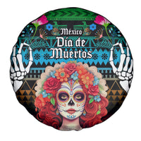 Mexico Day Of The Dead Spare Tire Cover Mexican La Catrina Dia de los Muertos - Wonder Print Shop