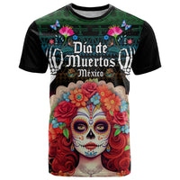Personalised Mexico Day Of The Dead T Shirt Mexican La Catrina Dia de los Muertos - Wonder Print Shop