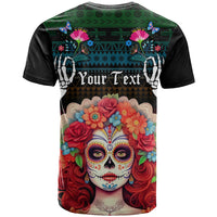 Personalised Mexico Day Of The Dead T Shirt Mexican La Catrina Dia de los Muertos - Wonder Print Shop
