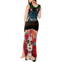 Personalised Mexico Day Of The Dead Tank Maxi Dress Mexican La Catrina Dia de los Muertos - Wonder Print Shop