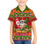 Personalised Hawaii Surfing Santa Christmas Kid Hawaiian Shirt Tropical Pineapple Mele Kalikimaka Quilt Pattern - Wonder Print Shop