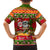 Personalised Hawaii Surfing Santa Christmas Kid Hawaiian Shirt Tropical Pineapple Mele Kalikimaka Quilt Pattern - Wonder Print Shop