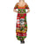 Personalised Hawaii Surfing Santa Christmas Summer Maxi Dress Tropical Pineapple Mele Kalikimaka Quilt Pattern - Wonder Print Shop