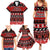 Personalised New Zealand Christmas Family Matching Summer Maxi Dress and Hawaiian Shirt Aotearoa Kiwi Meri Kirihimete Red Version - Wonder Print Shop