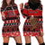 Personalised New Zealand Christmas Hoodie Dress Aotearoa Kiwi Meri Kirihimete Red Version - Wonder Print Shop