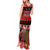 Personalised New Zealand Christmas Tank Maxi Dress Aotearoa Kiwi Meri Kirihimete Red Version - Wonder Print Shop