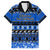 Personalised New Zealand Christmas Family Matching Short Sleeve Bodycon Dress and Hawaiian Shirt Aotearoa Kiwi Meri Kirihimete Blue Version - Wonder Print Shop