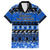 Personalised New Zealand Christmas Family Matching Summer Maxi Dress and Hawaiian Shirt Aotearoa Kiwi Meri Kirihimete Blue Version - Wonder Print Shop