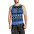 Personalised New Zealand Christmas Men Tank Top Aotearoa Kiwi Meri Kirihimete Blue Version - Wonder Print Shop