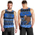 Personalised New Zealand Christmas Men Tank Top Aotearoa Kiwi Meri Kirihimete Blue Version - Wonder Print Shop