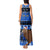 Personalised New Zealand Christmas Tank Maxi Dress Aotearoa Kiwi Meri Kirihimete Blue Version - Wonder Print Shop
