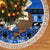 New Zealand Christmas Tree Skirt Aotearoa Kiwi Meri Kirihimete Blue Version - Wonder Print Shop