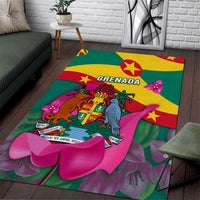 Grenada Independence Day Area Rug Gwenad Bougainvillea Flowers - Wonder Print Shop