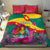 Grenada Independence Day Bedding Set Gwenad Bougainvillea Flowers - Wonder Print Shop