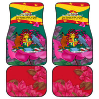 Grenada Independence Day Car Mats Gwenad Bougainvillea Flowers - Wonder Print Shop