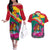 Grenada Independence Day Couples Matching Off The Shoulder Long Sleeve Dress and Hawaiian Shirt Gwenad Bougainvillea Flowers - Wonder Print Shop