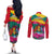 grenada-independence-day-couples-matching-off-the-shoulder-long-sleeve-dress-and-long-sleeve-button-shirt-gwenad-bougainvillea-flowers