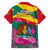Grenada Independence Day Family Matching Off Shoulder Maxi Dress and Hawaiian Shirt Gwenad Bougainvillea Flowers - Wonder Print Shop