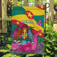Grenada Independence Day Garden Flag Gwenad Bougainvillea Flowers - Wonder Print Shop