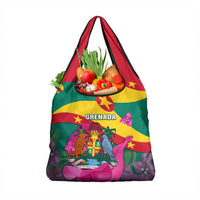 Grenada Independence Day Grocery Bag Gwenad Bougainvillea Flowers
