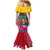 Grenada Independence Day Mermaid Dress Gwenad Bougainvillea Flowers - Wonder Print Shop
