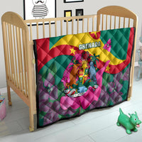 Grenada Independence Day Quilt Gwenad Bougainvillea Flowers - Wonder Print Shop