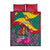 Grenada Independence Day Quilt Bed Set Gwenad Bougainvillea Flowers - Wonder Print Shop
