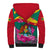 Grenada Independence Day Sherpa Hoodie Gwenad Bougainvillea Flowers - Wonder Print Shop