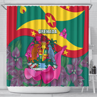 grenada-independence-day-shower-curtain-gwenad-bougainvillea-flowers
