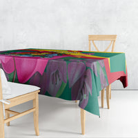 Grenada Independence Day Tablecloth Gwenad Bougainvillea Flowers - Wonder Print Shop
