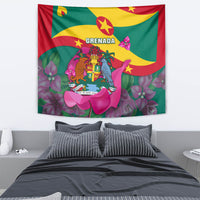 Grenada Independence Day Tapestry Gwenad Bougainvillea Flowers - Wonder Print Shop