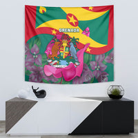 Grenada Independence Day Tapestry Gwenad Bougainvillea Flowers - Wonder Print Shop