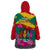 Grenada Independence Day Wearable Blanket Hoodie Gwenad Bougainvillea Flowers - Wonder Print Shop