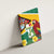 Guyana Republic Day Canvas Wall Art Scarlet Macaw With Map Tropical Style