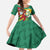 Guyana Republic Day Family Matching Tank Maxi Dress and Hawaiian Shirt Scarlet Macaw With Map Tropical Style