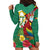 Guyana Republic Day Hoodie Dress Scarlet Macaw With Map Tropical Style