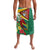 Guyana Republic Day Lavalava Scarlet Macaw With Map Tropical Style