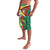 Guyana Republic Day Lavalava Scarlet Macaw With Map Tropical Style