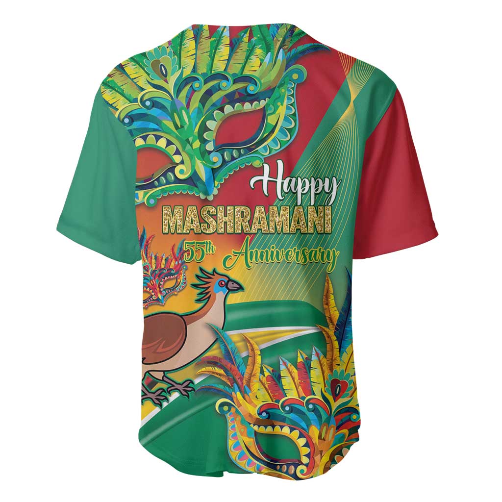 Guyana Republic Day Baseball Jersey Happy Mashramani 55th Anniversary
